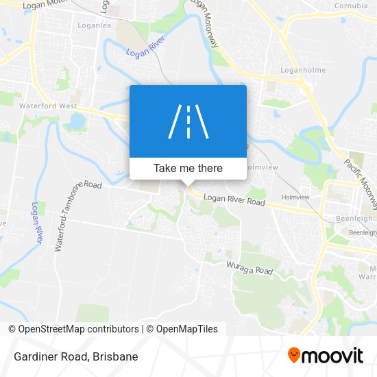 Gardiner Road map