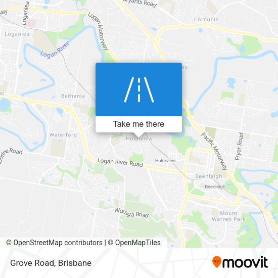 Grove Road map