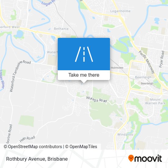 Rothbury Avenue map