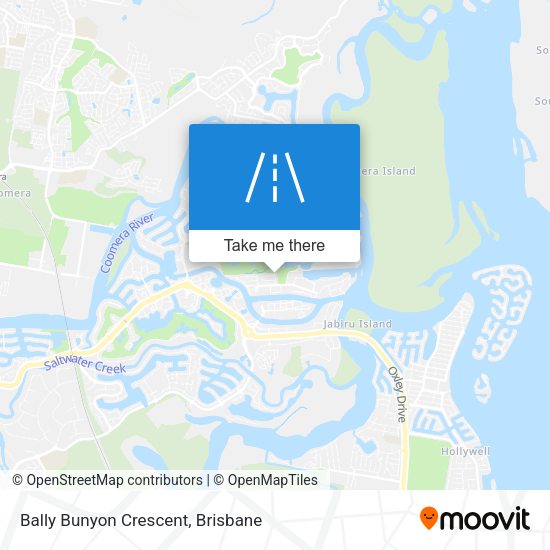 Bally Bunyon Crescent map
