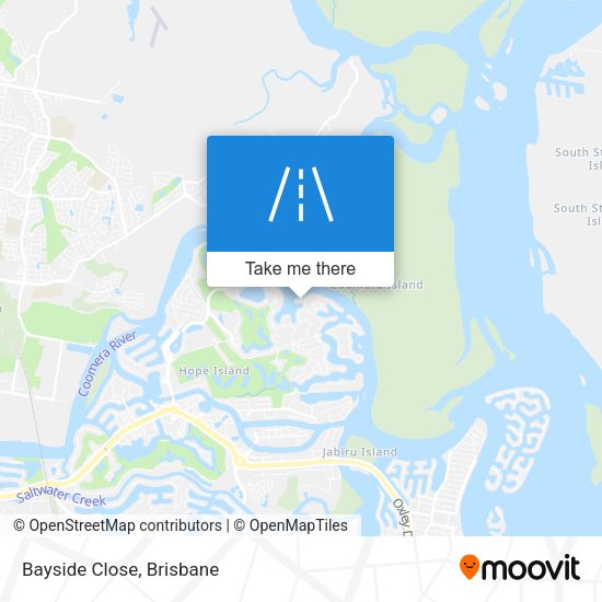 Bayside Close map