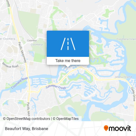 Beaufort Way map