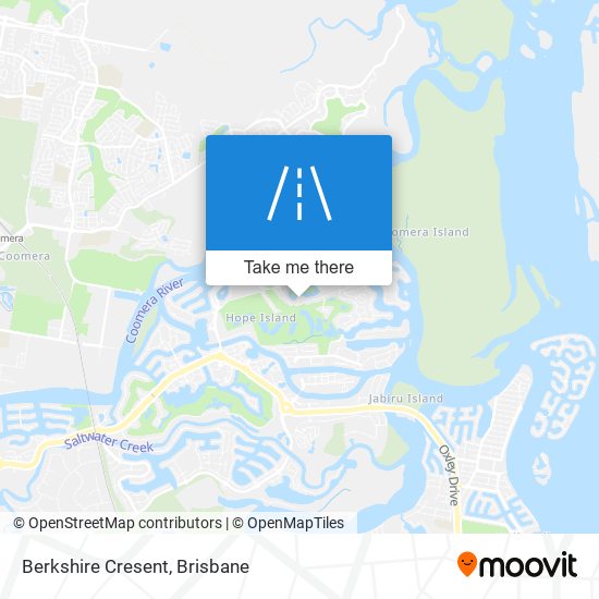 Berkshire Cresent map