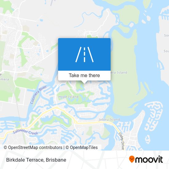 Birkdale Terrace map