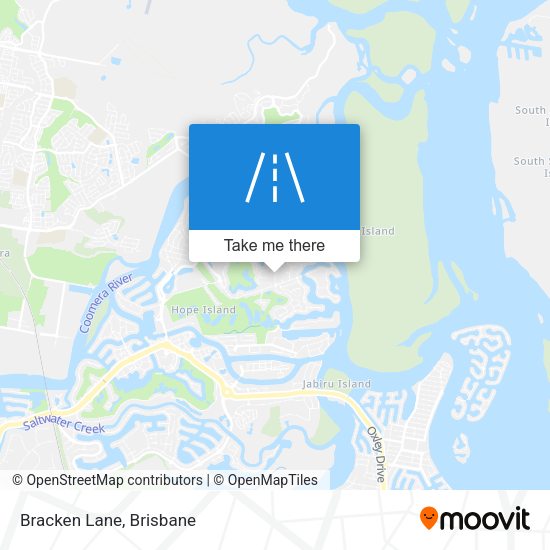 Bracken Lane map