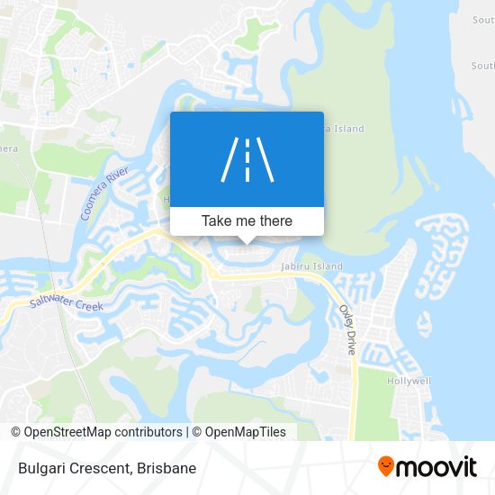 Bulgari Crescent map