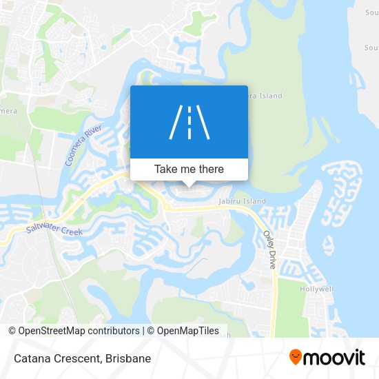 Catana Crescent map
