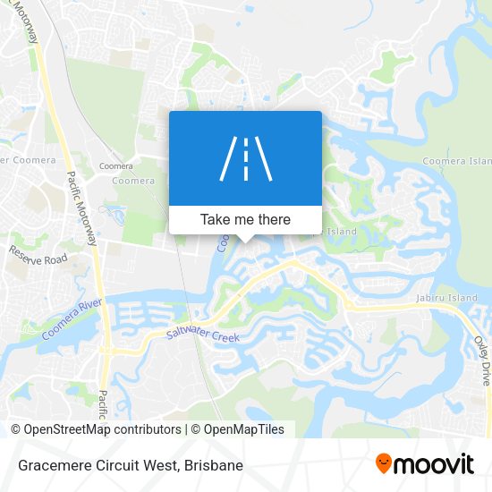 Gracemere Circuit West map