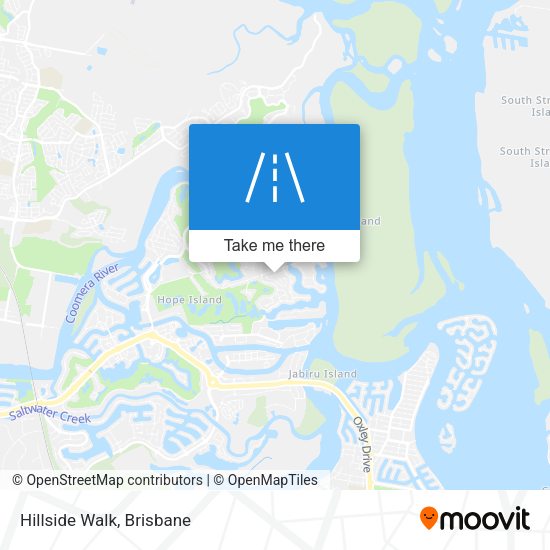 Hillside Walk map