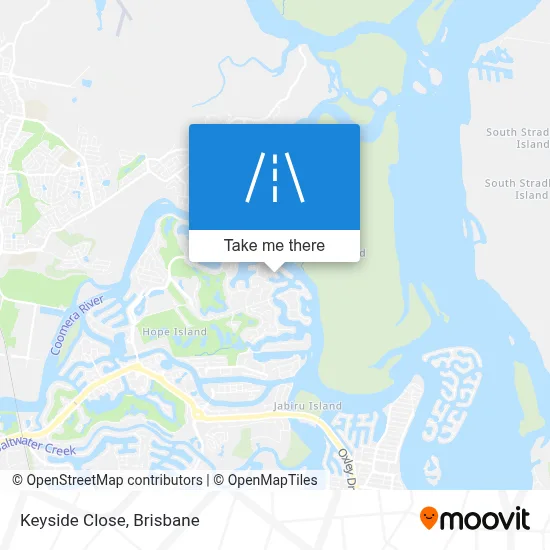 Mapa Keyside Close