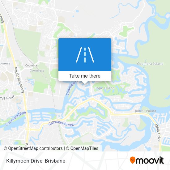Killymoon Drive map