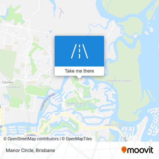 Manor Circle map