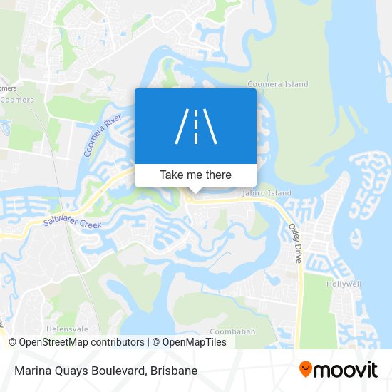 Marina Quays Boulevard map