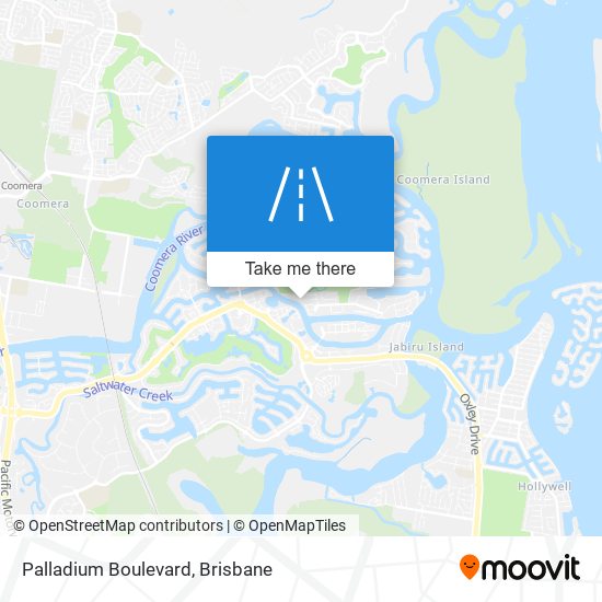 Palladium Boulevard map