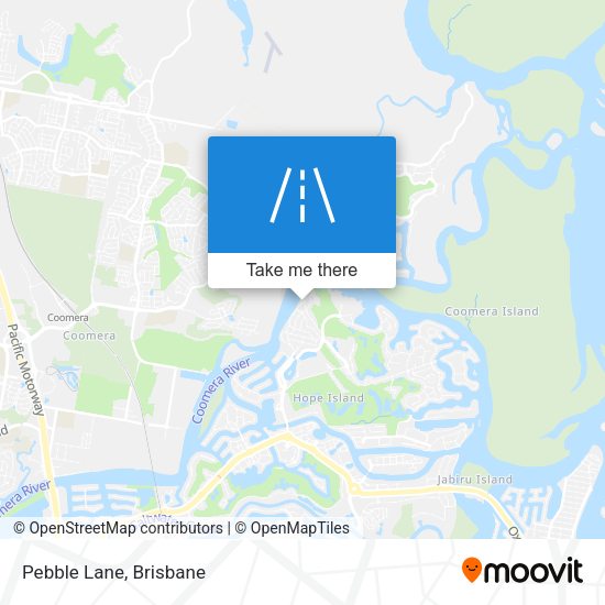 Pebble Lane map