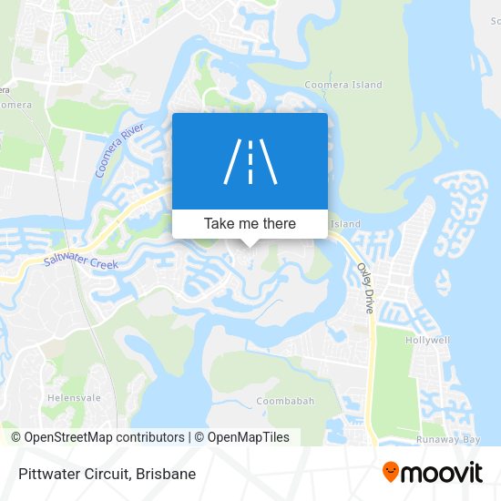 Pittwater Circuit map