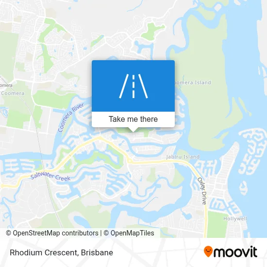 Mapa Rhodium Crescent