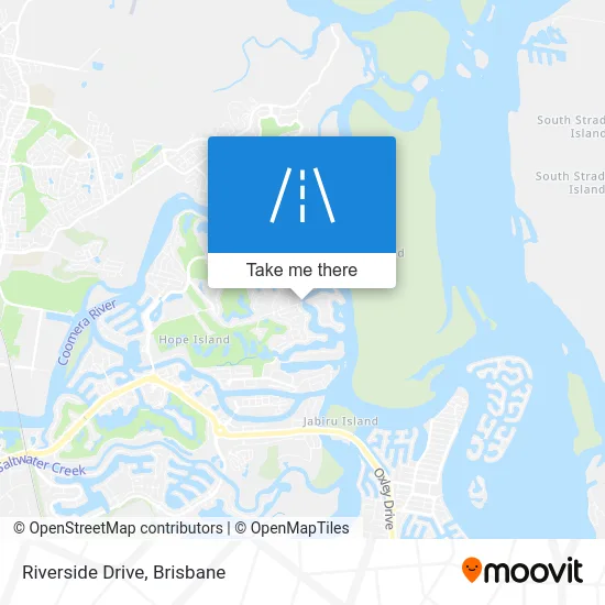 Mapa Riverside Drive