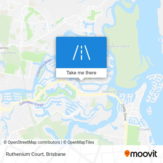 Mapa Ruthenium Court