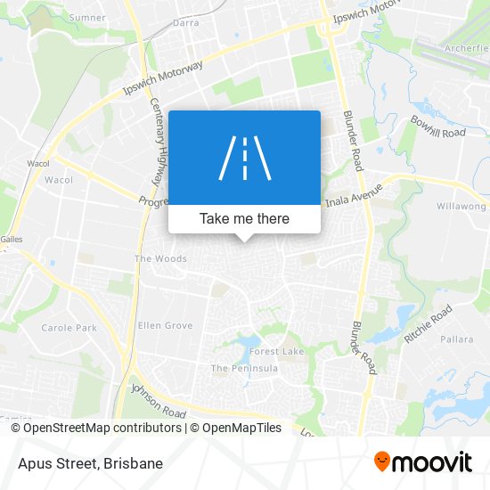 Apus Street map