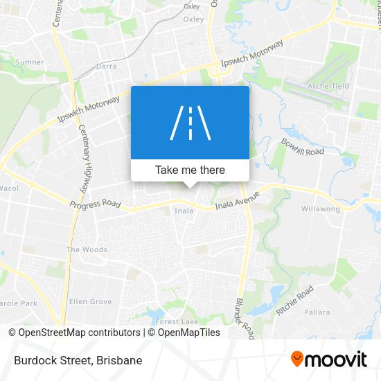 Burdock Street map