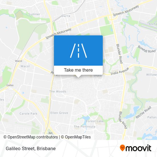 Galileo Street map