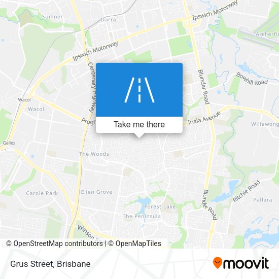 Grus Street map