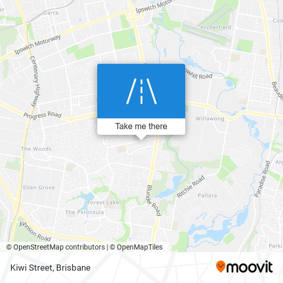 Kiwi Street map