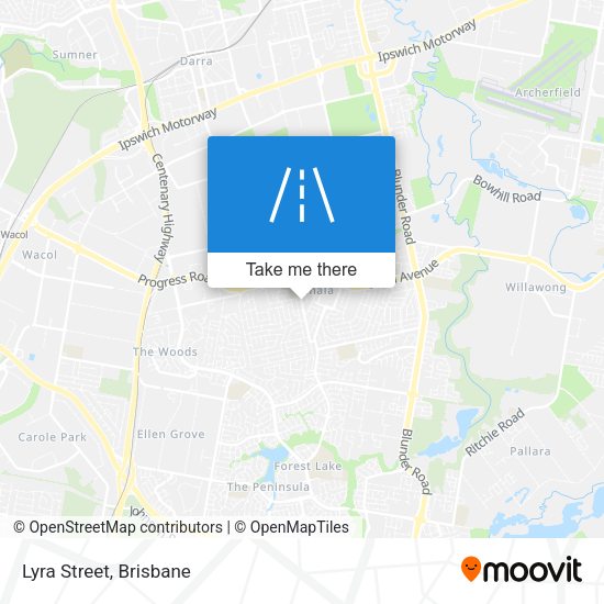 Lyra Street map