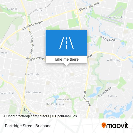 Partridge Street map
