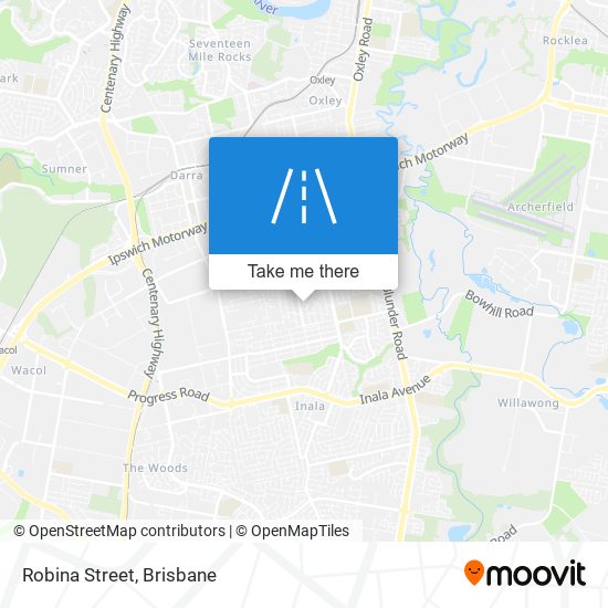 Mapa Robina Street