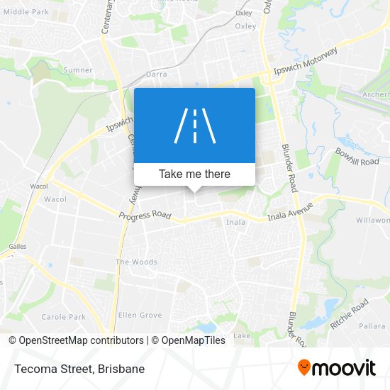Tecoma Street map