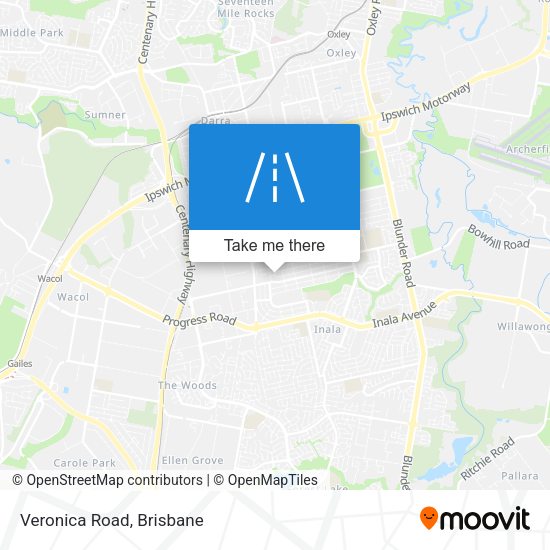Veronica Road map