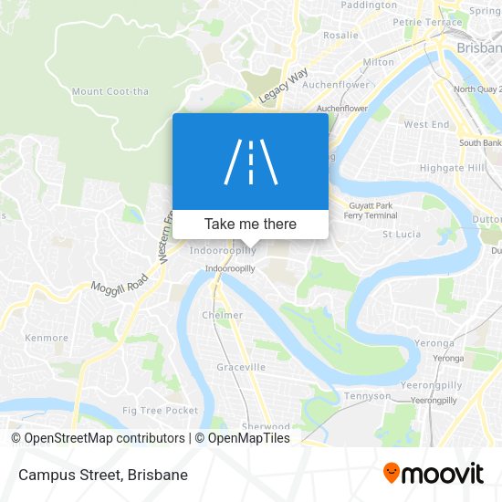 Campus Street map