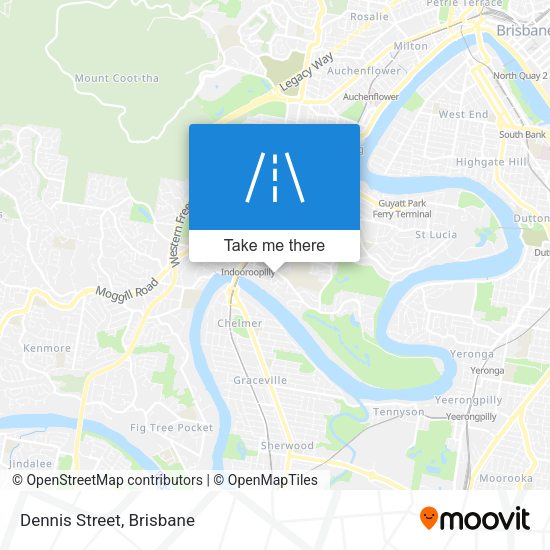 Dennis Street map