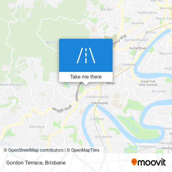 Gordon Terrace map