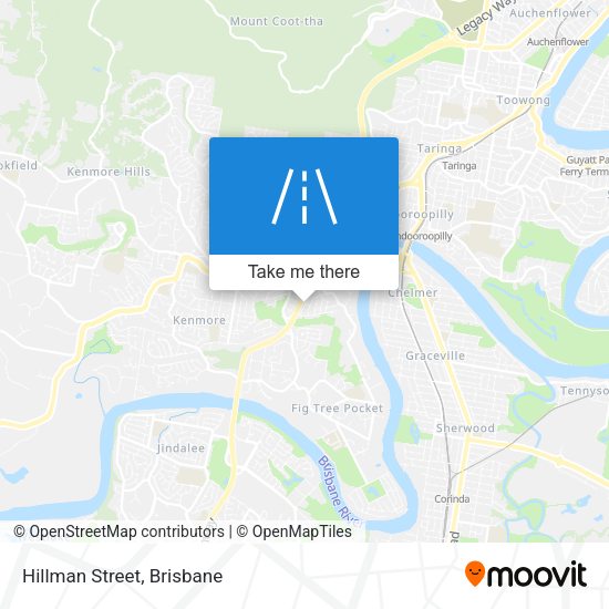 Hillman Street map