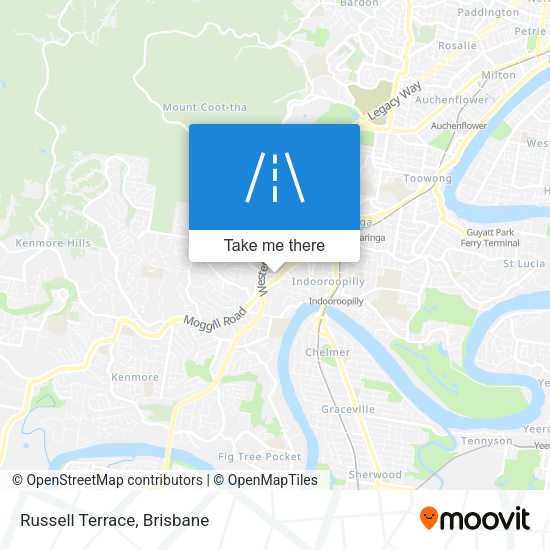 Russell Terrace map