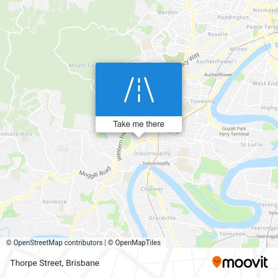 Thorpe Street map