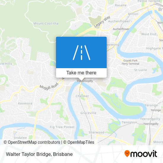 Walter Taylor Bridge map