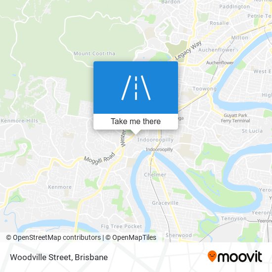 Mapa Woodville Street