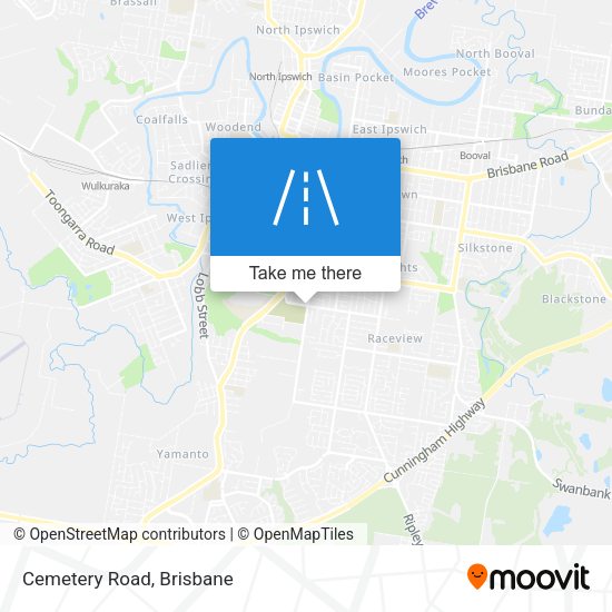 Cemetery Road map