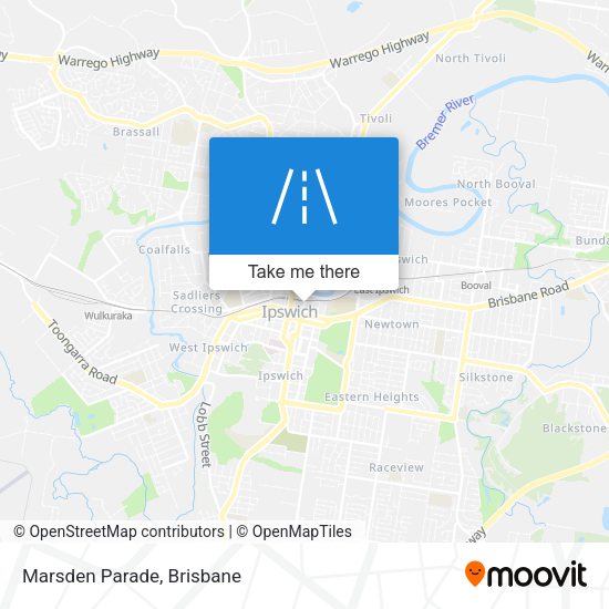Marsden Parade map