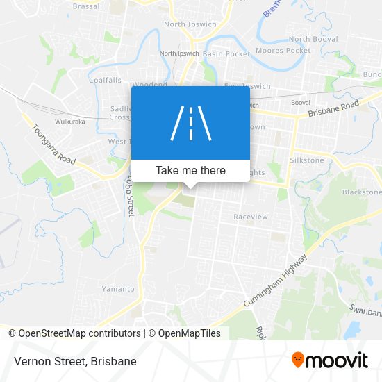 Vernon Street map
