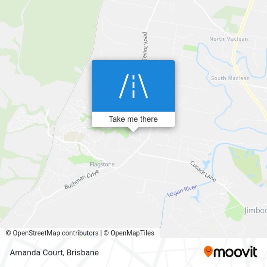 Amanda Court map