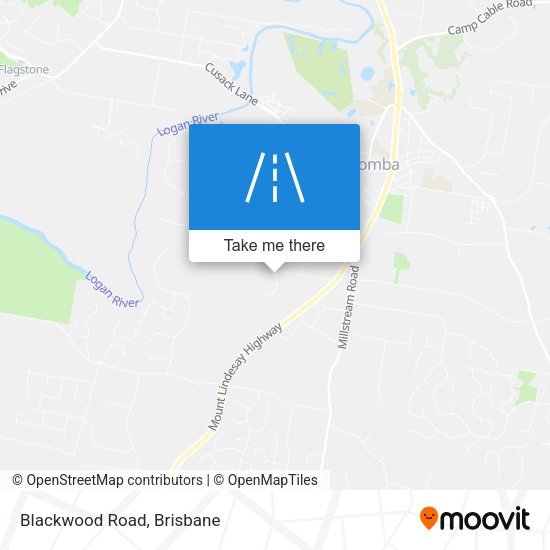 Blackwood Road map