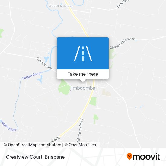 Crestview Court map