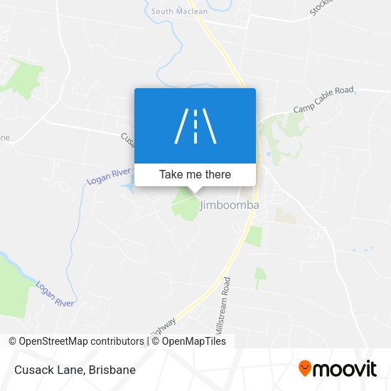 Cusack Lane map