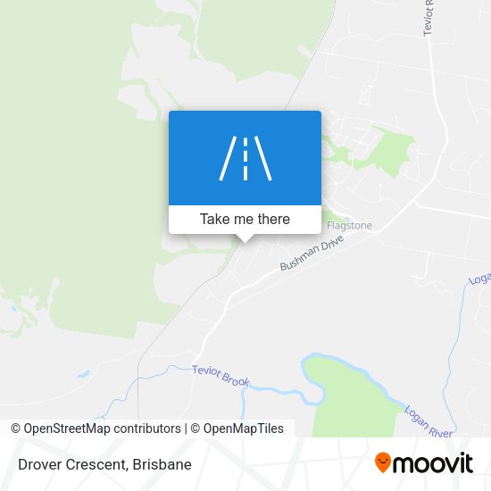 Drover Crescent map