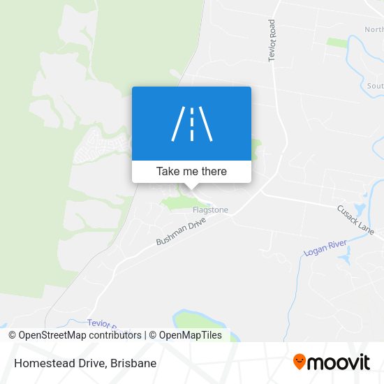 Homestead Drive map